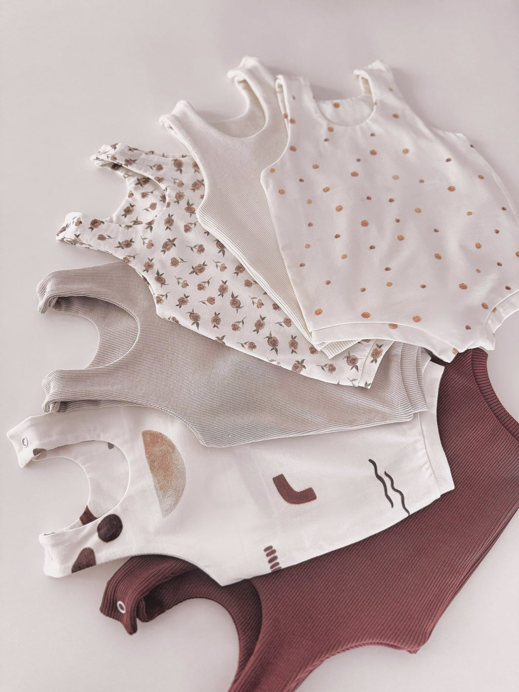 “Nature Edit” 6-Pack Romper Collection