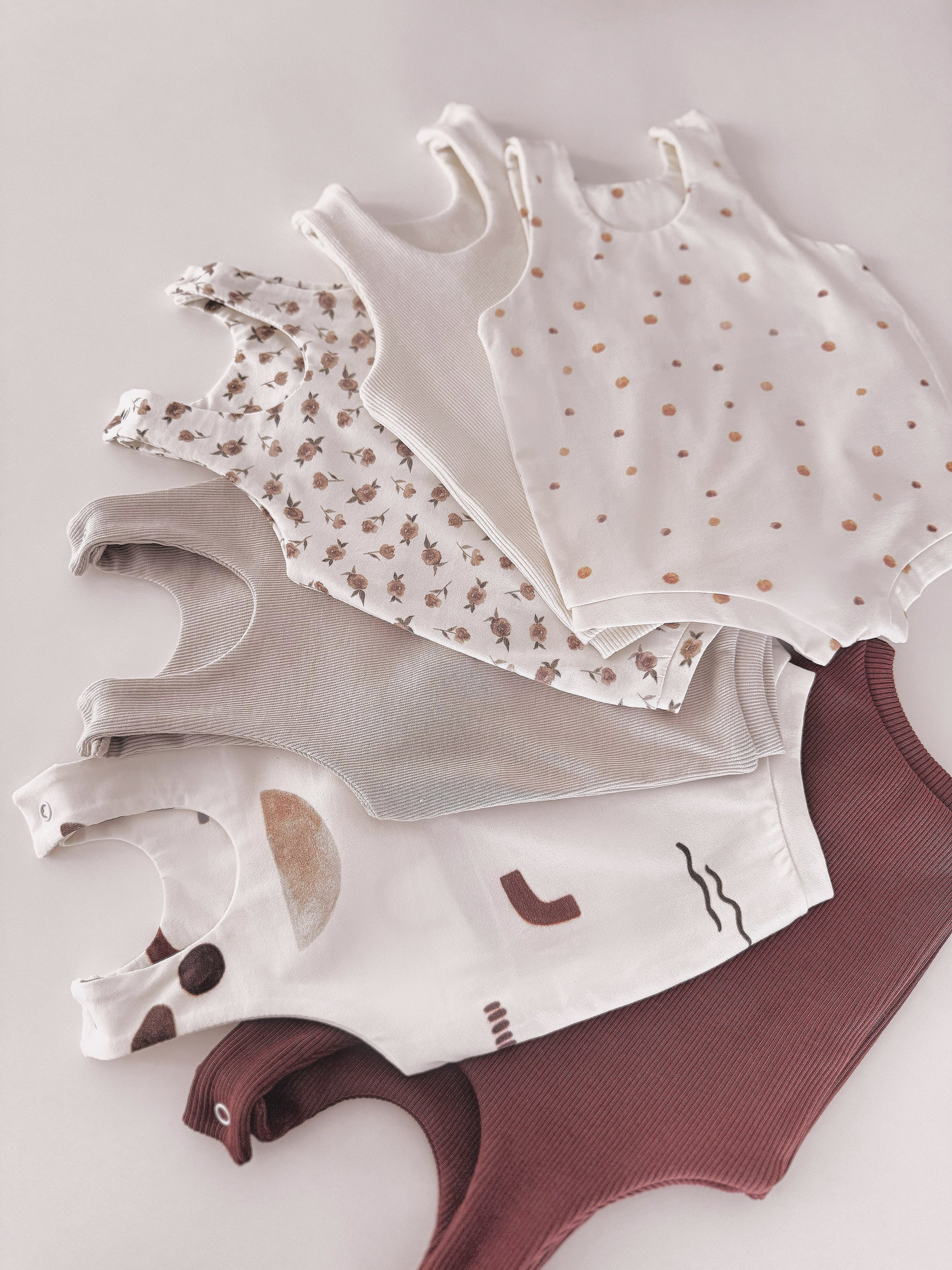 “Nature Edit” 6-Pack Romper Collection