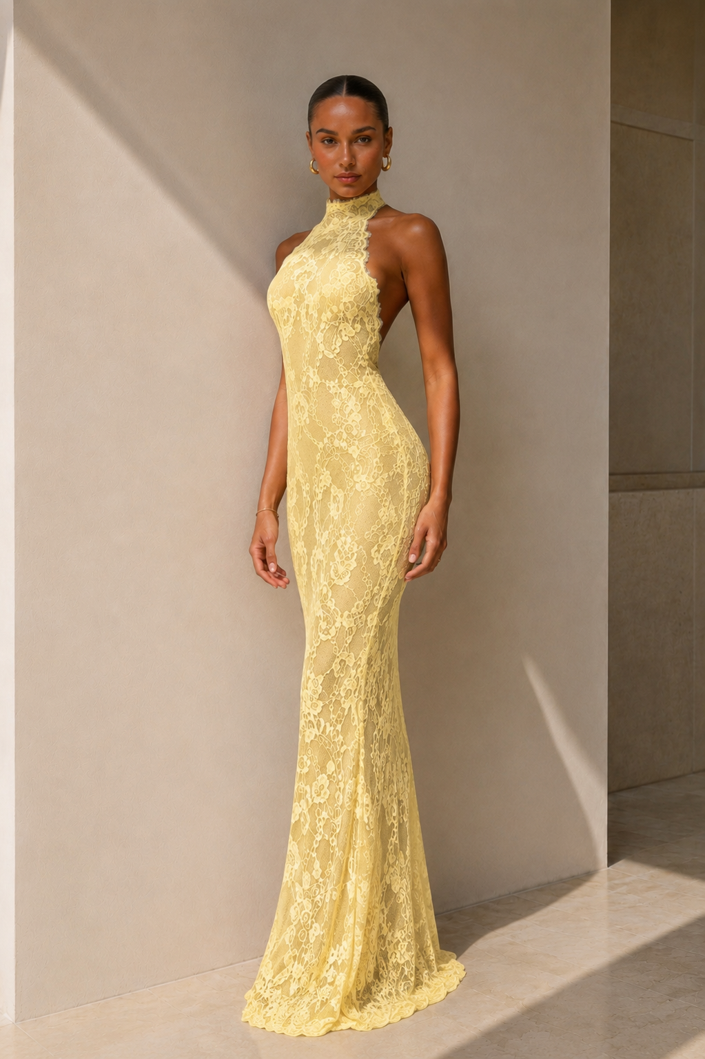 Limoncello Lace Gown