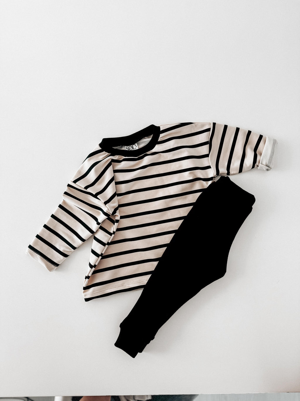Oversized Striped Set