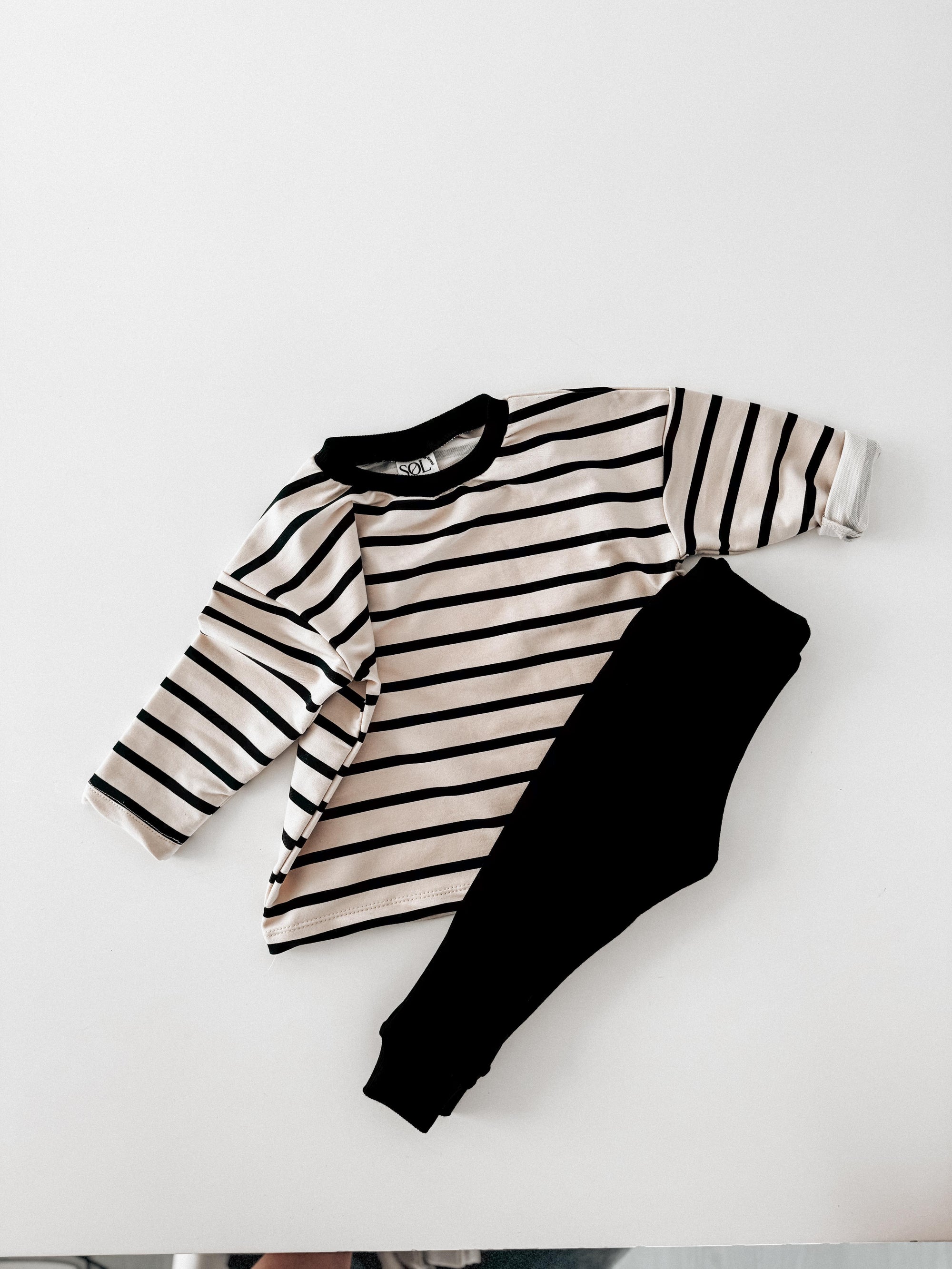 Oversized Striped Set