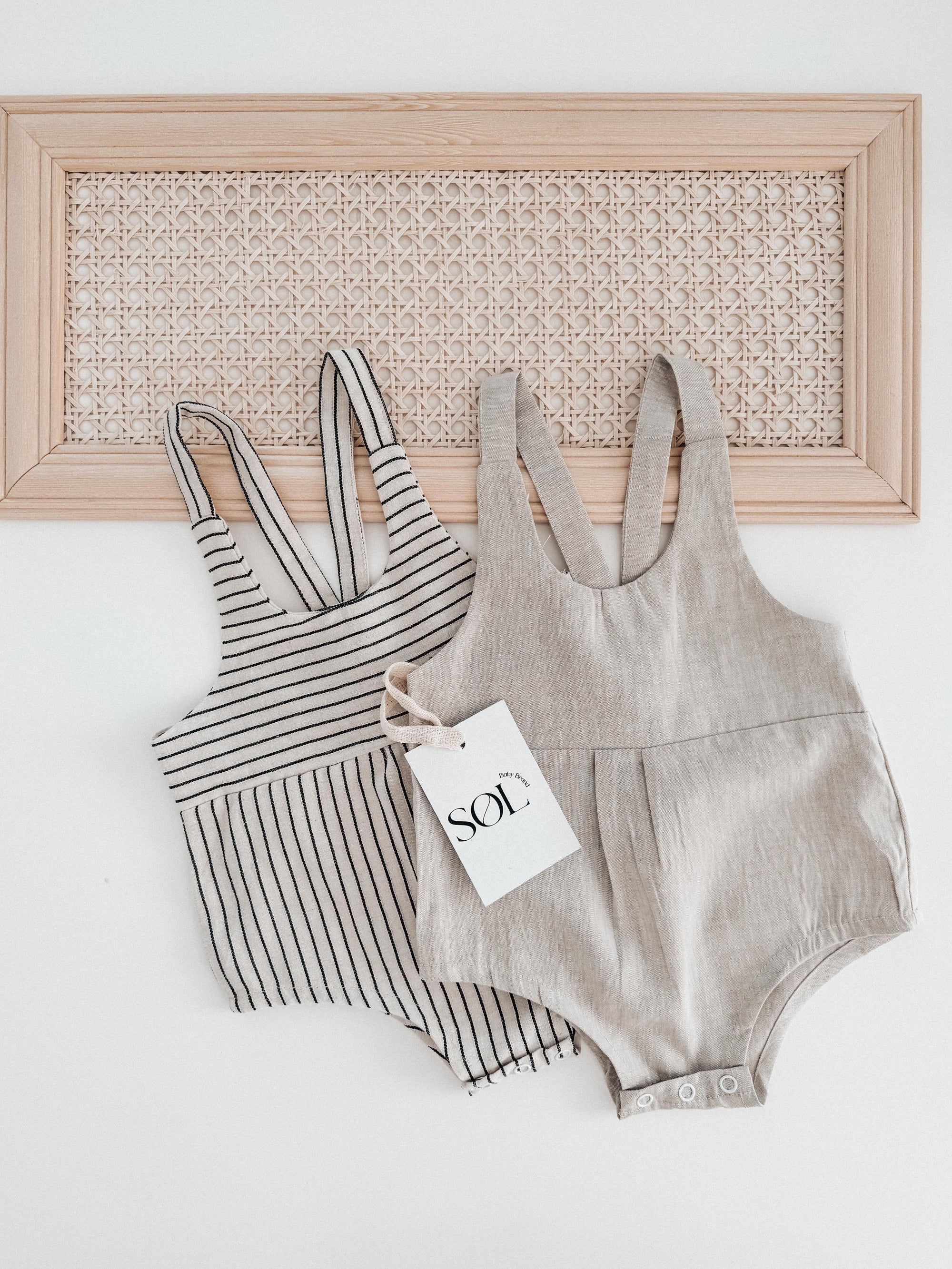 LINEN ROMPERS SETS