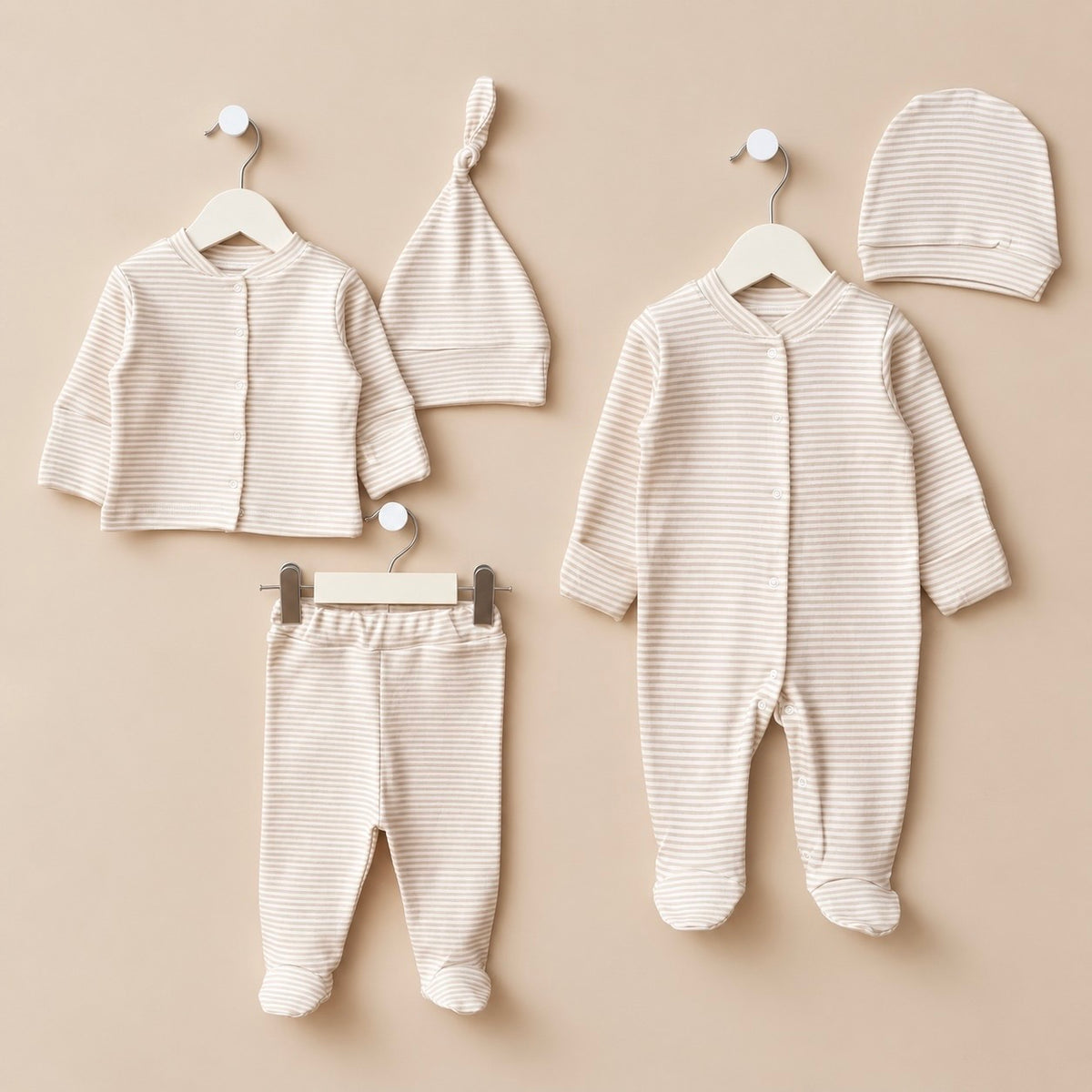 Cozy Stripes Newborn Gift Set