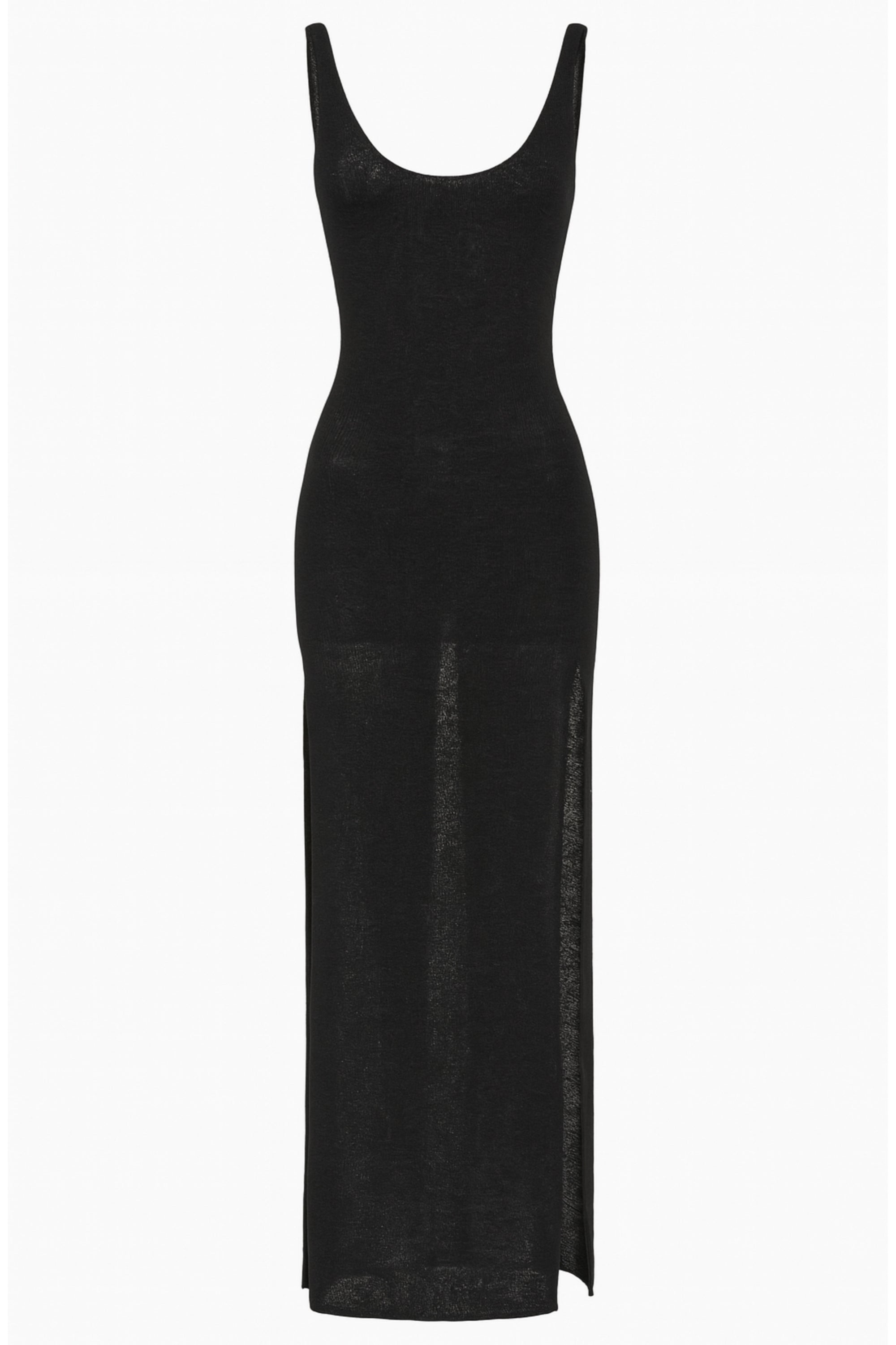 Black Contrast Dress