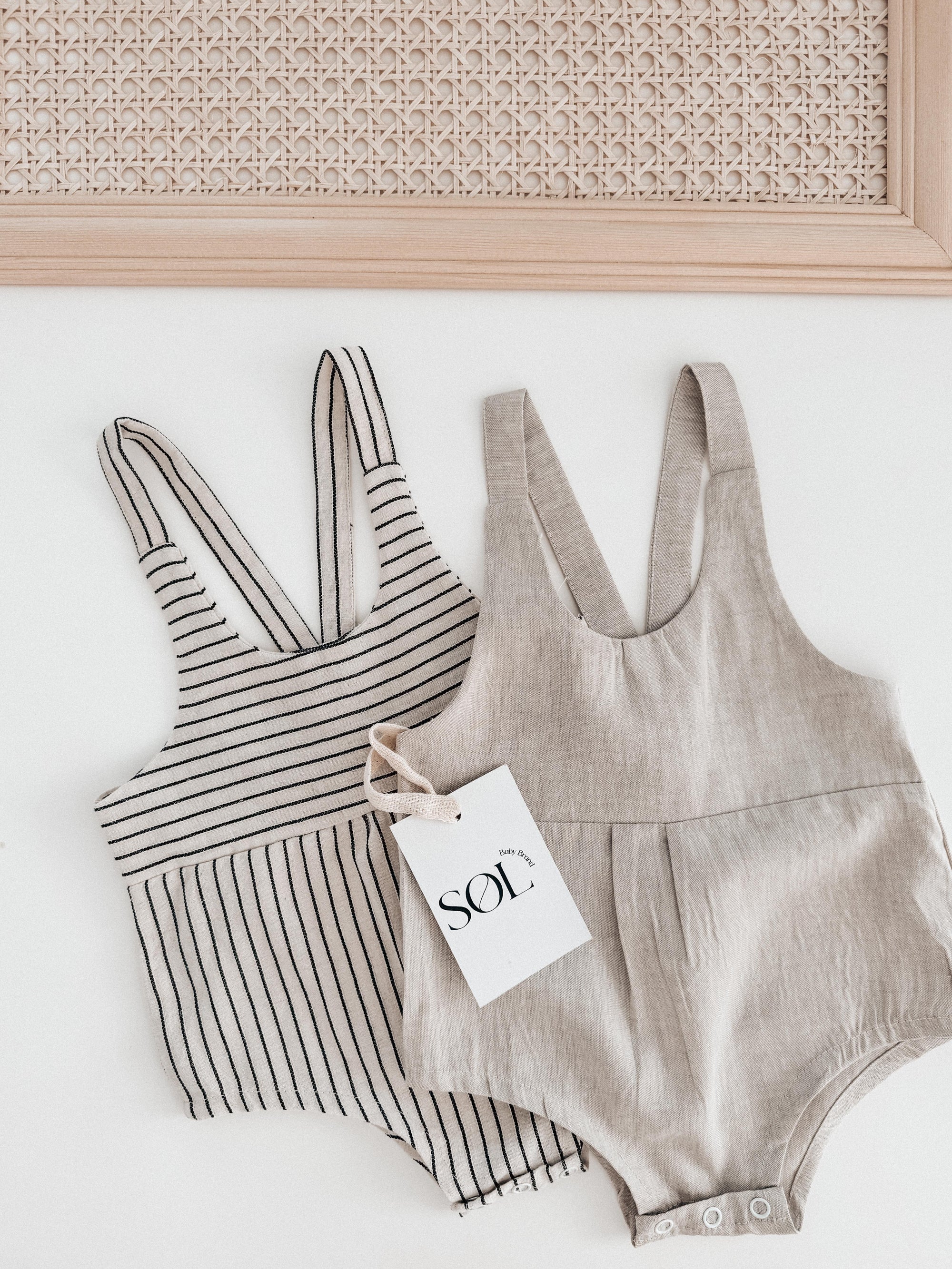 LINEN ROMPERS SETS