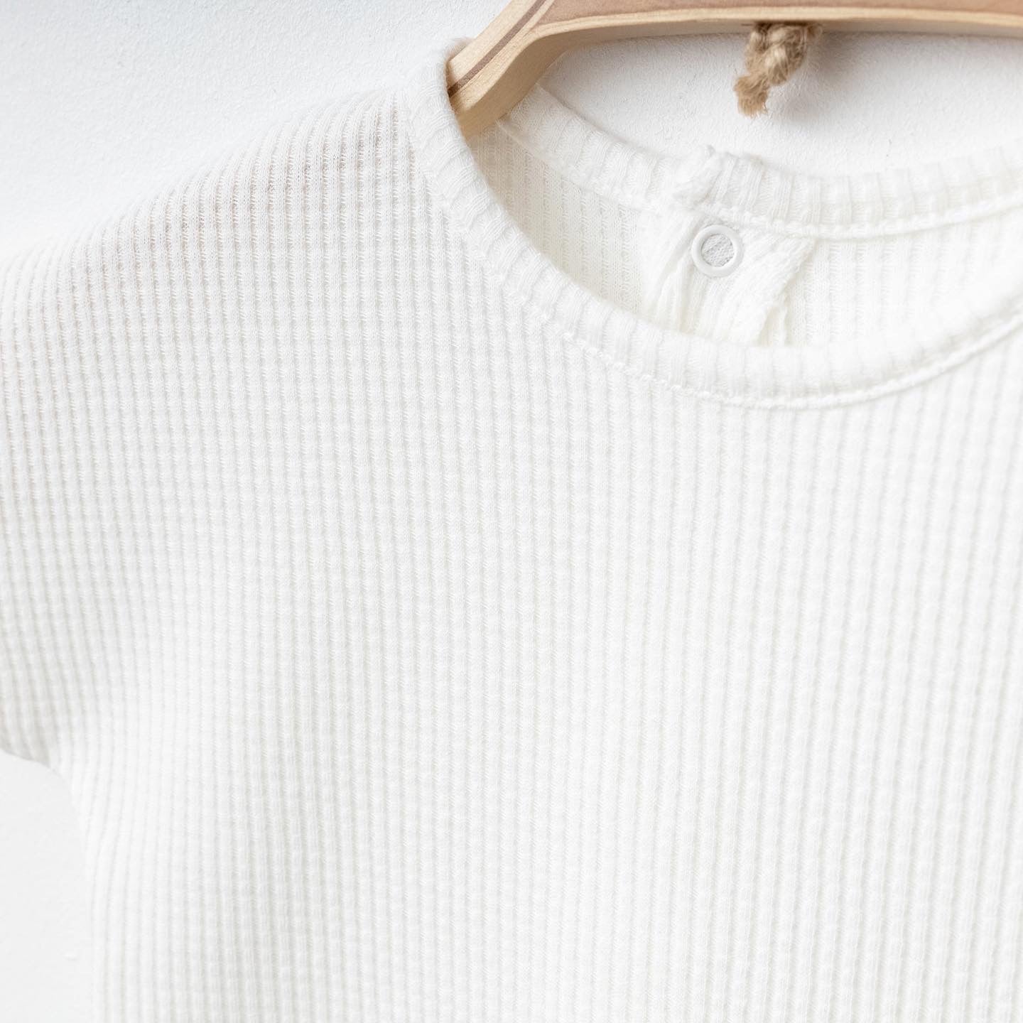 Dove Waffle Playsuit