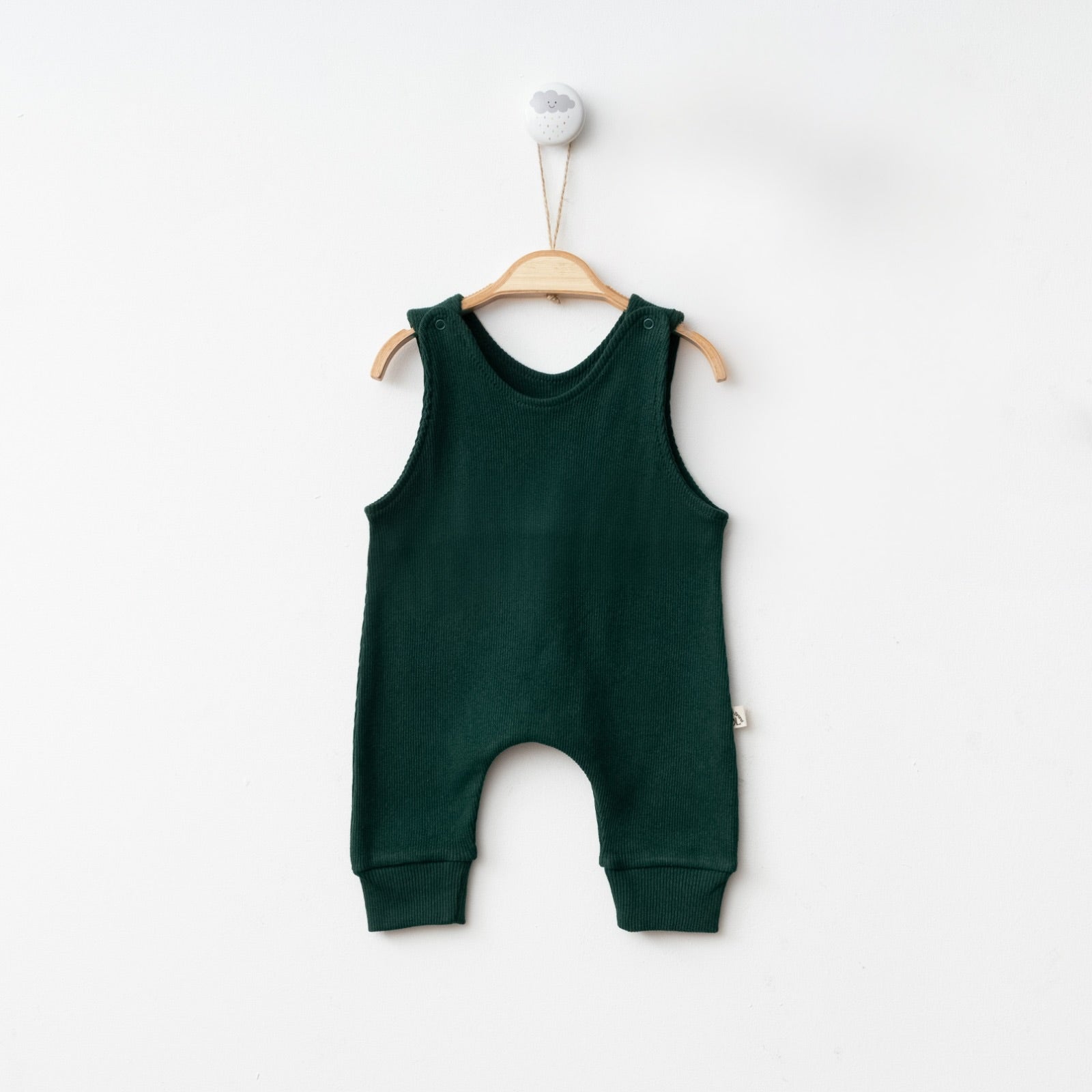 Pack of 2 Ribbed Sleeveless Rompers