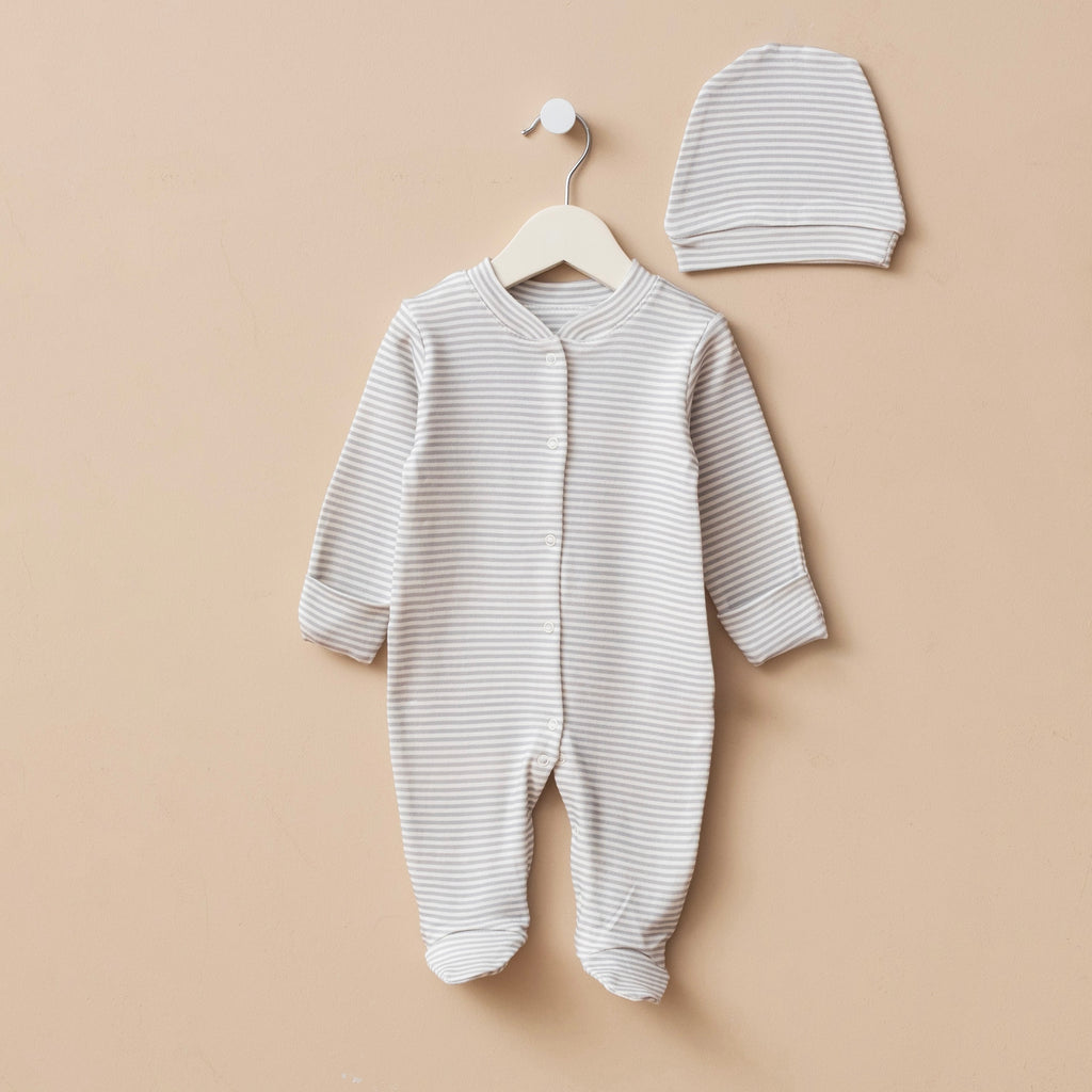 Little Cloud Striped Romper