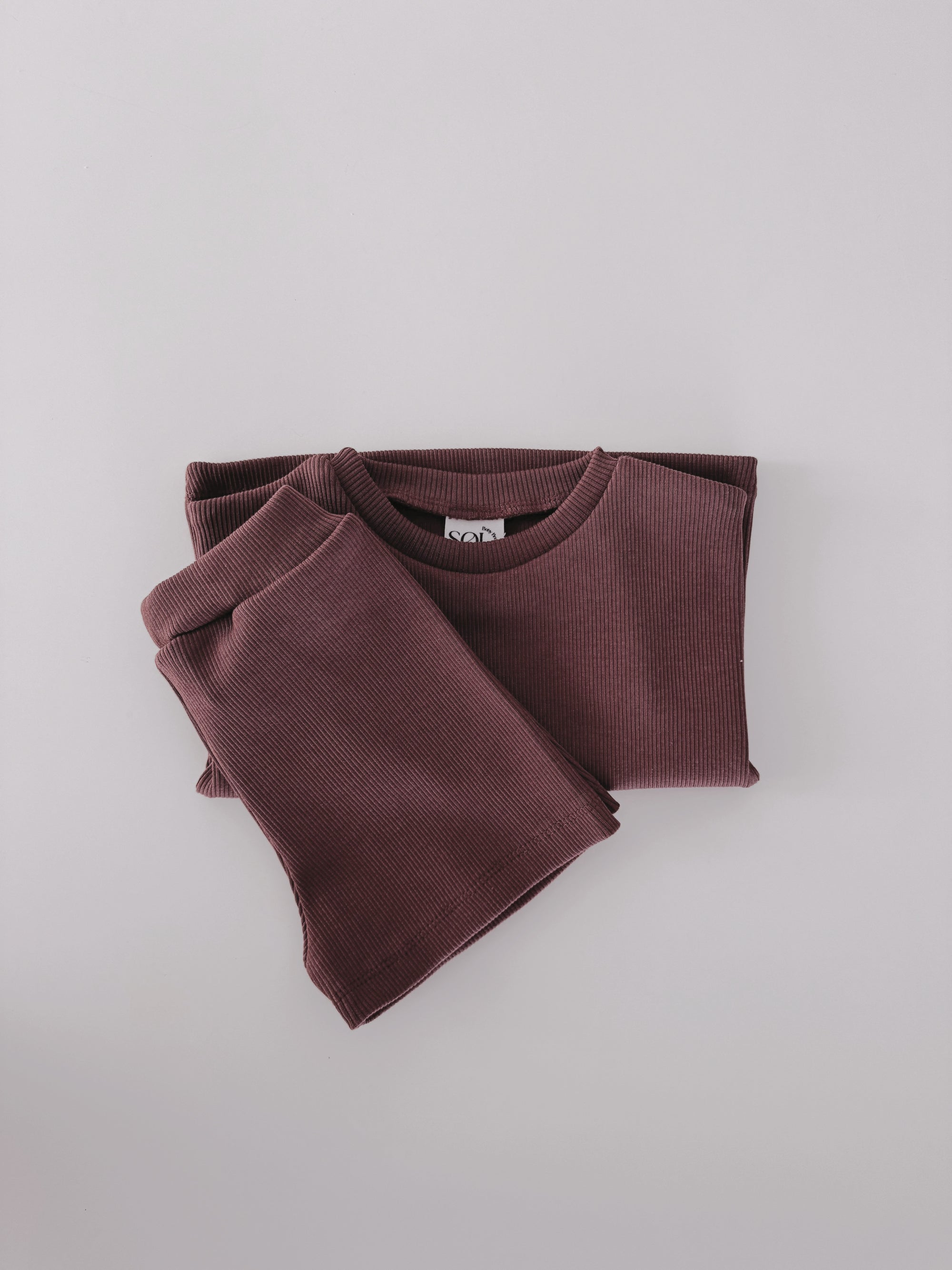 “Cocoa” Ribbed Set