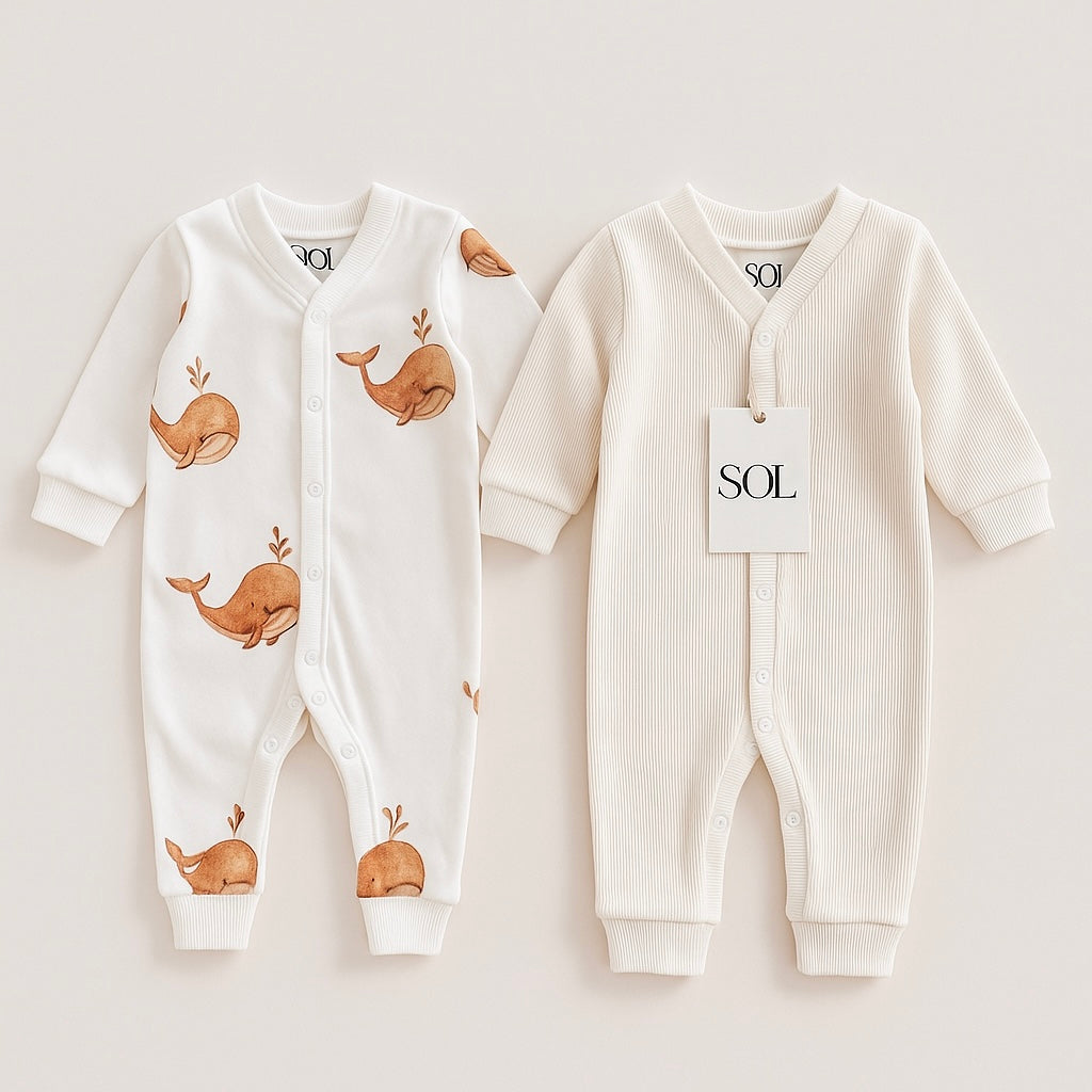 Whale Song & Pure Sand Jumpsuit Set