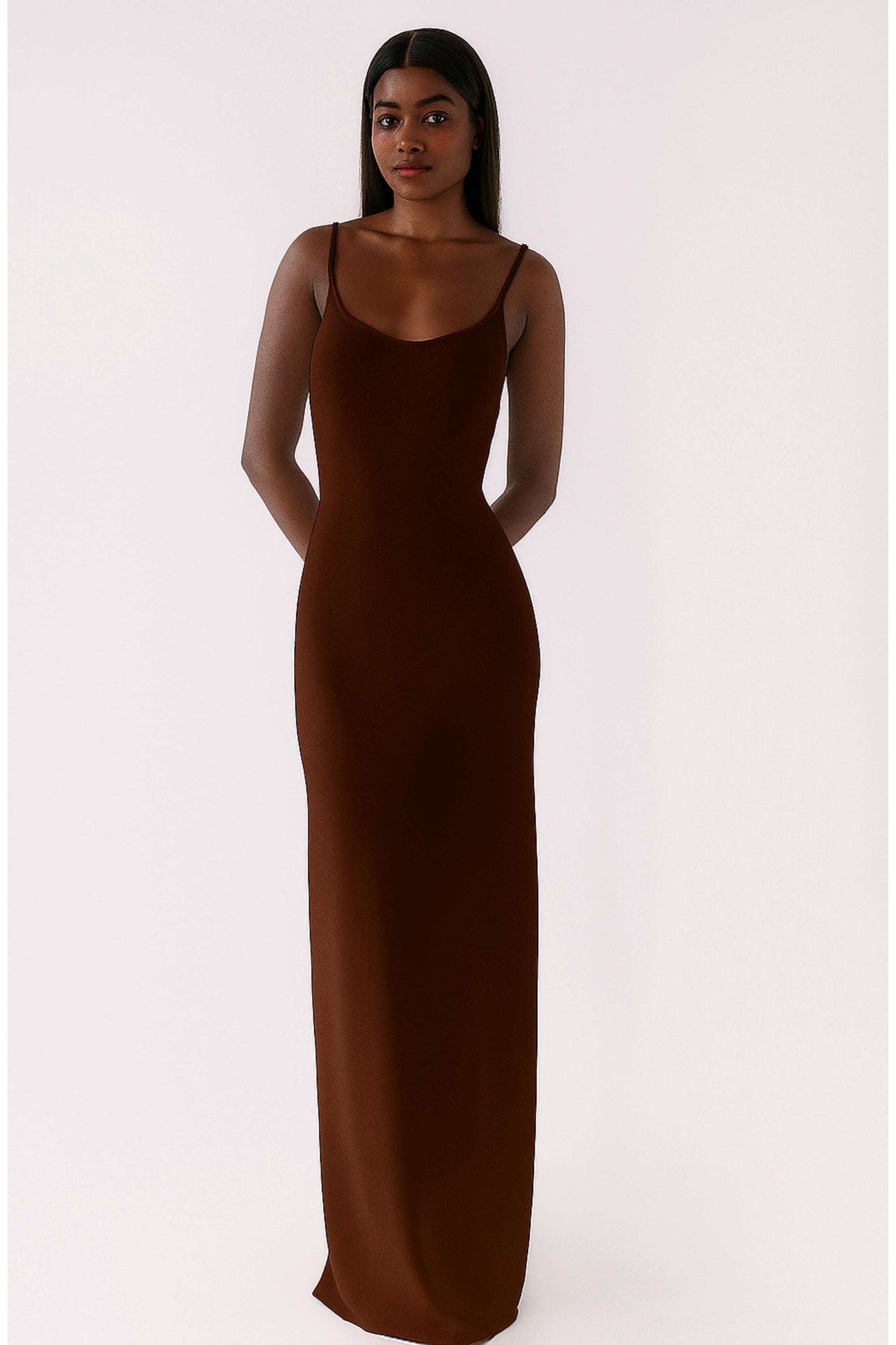 The Luna Dress – Cocoa Veil