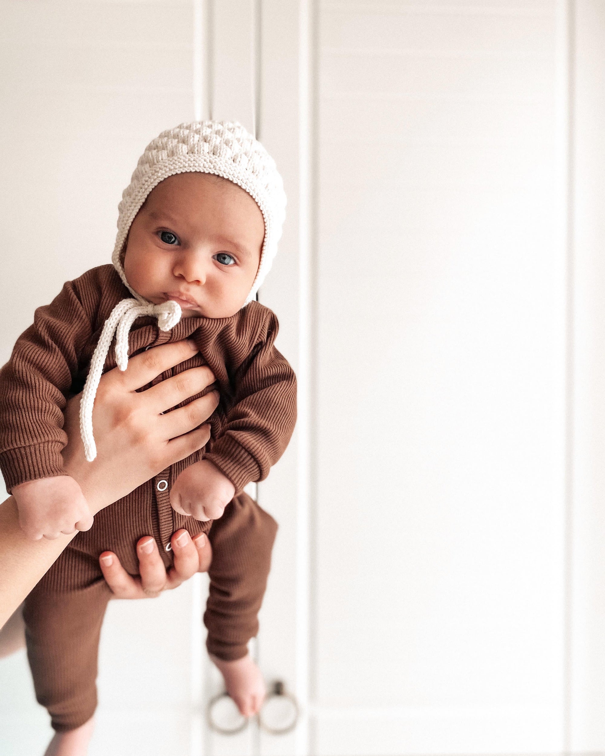 Sol Cocoa Ribbed Jumpsuit