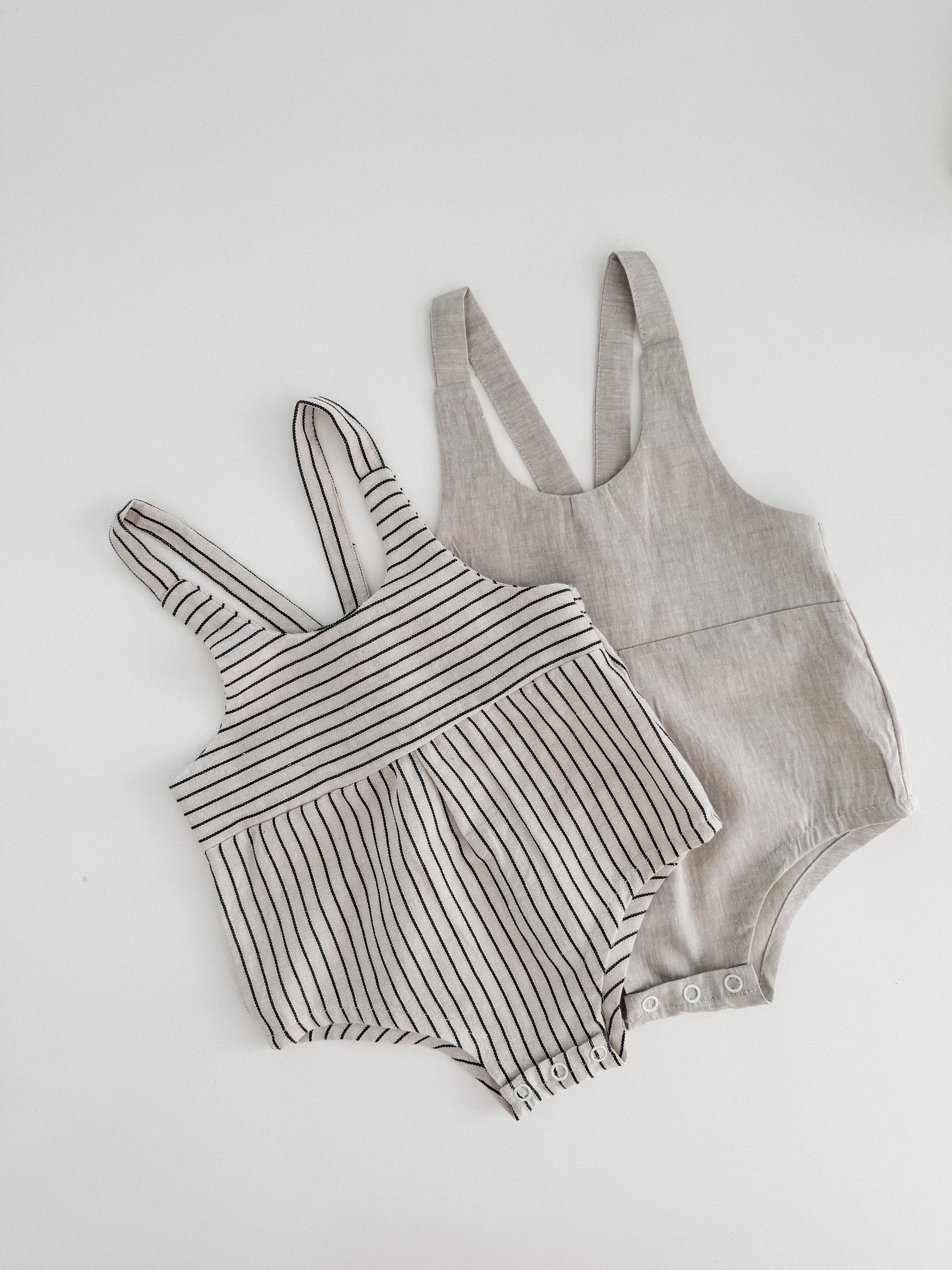 LINEN ROMPERS SETS