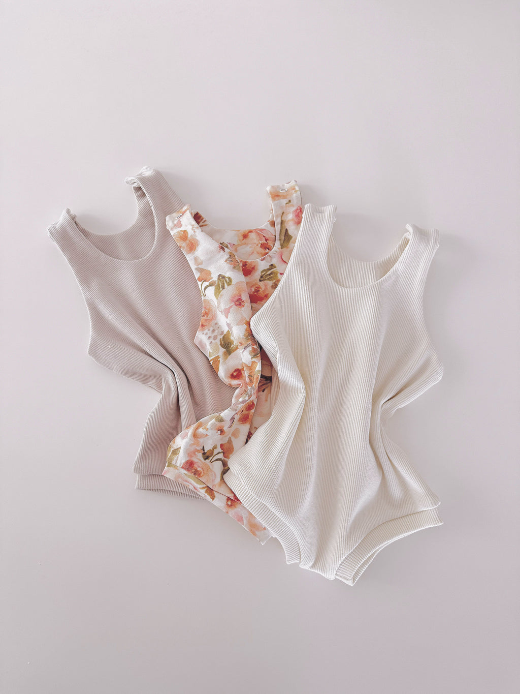 “Essential Bloom” 3-Pack Romper Set