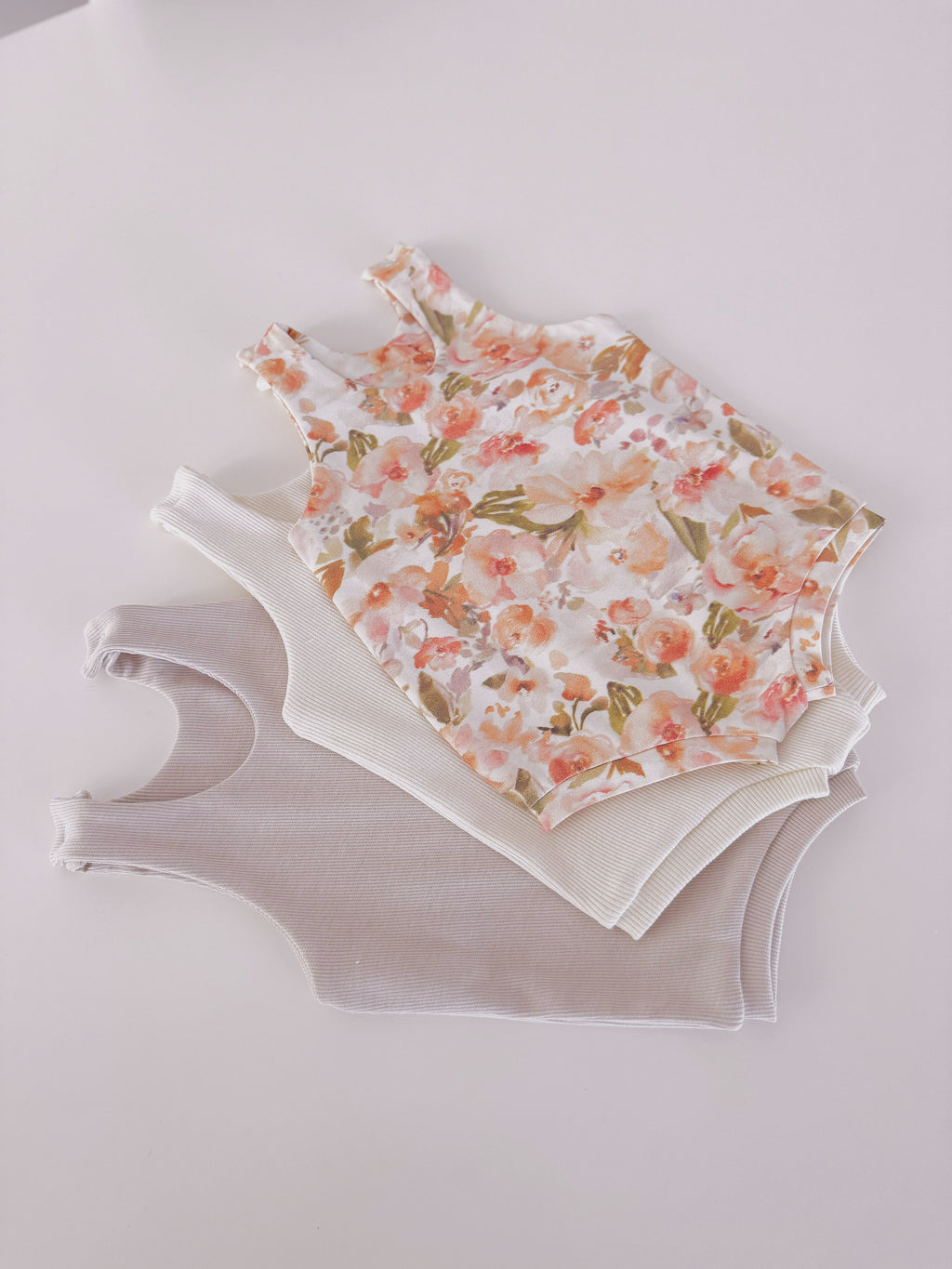 “Essential Bloom” 3-Pack Romper Set