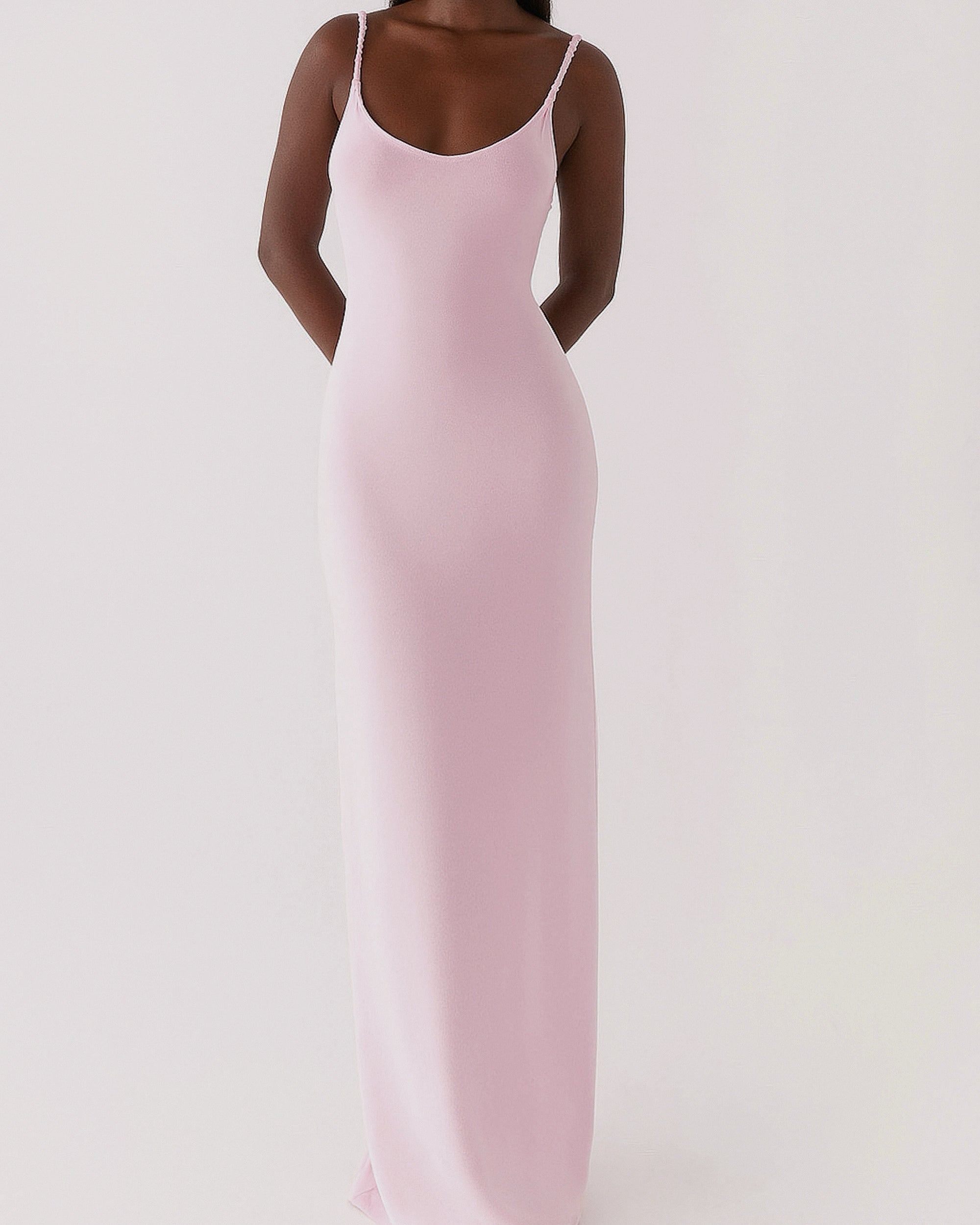 The Luna Dress – Rose Sand