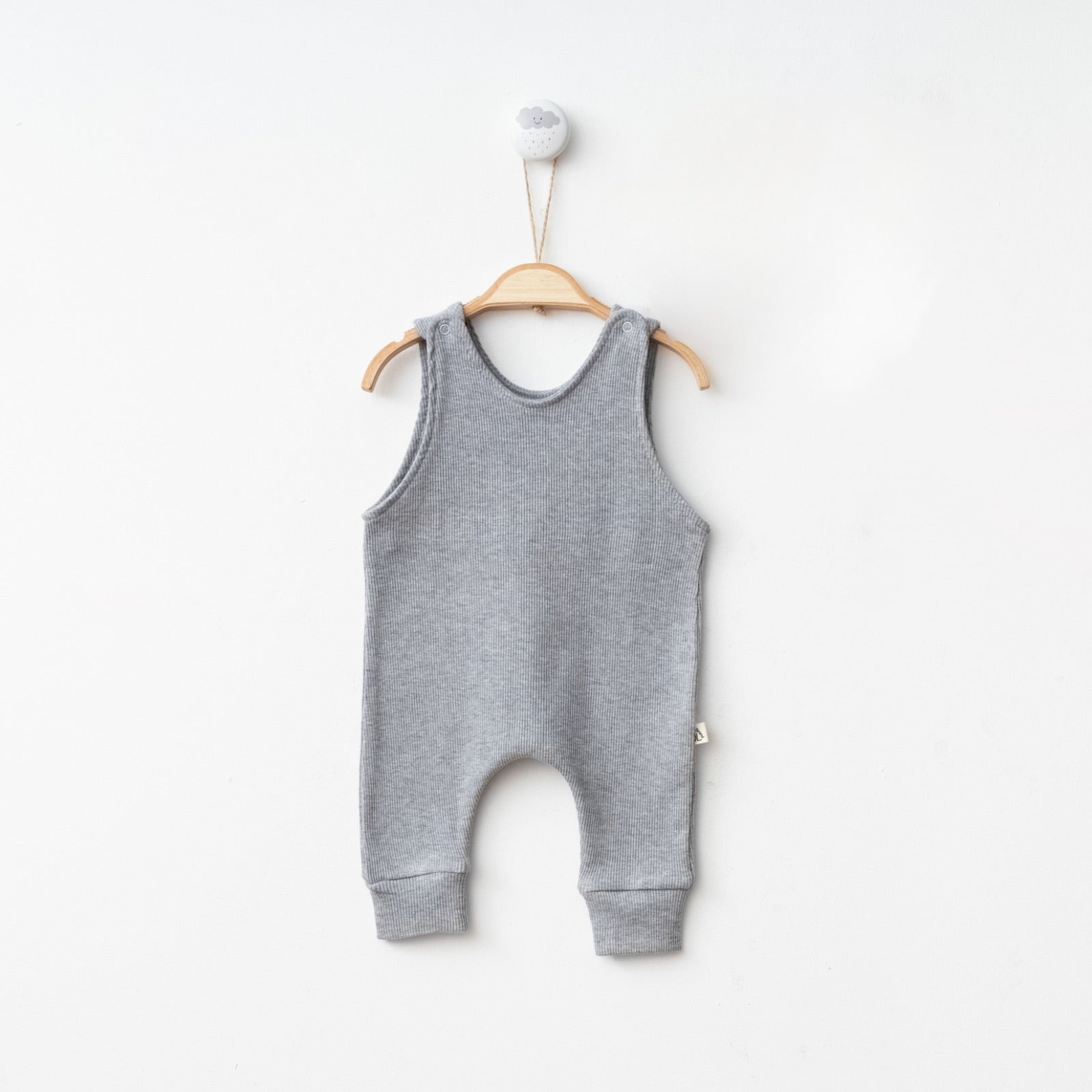 Pack of 2 Ribbed Sleeveless Rompers