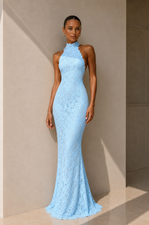 Azure Muse Gown